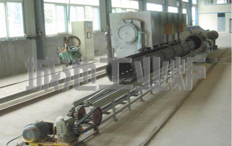 Trolley-type bright annealing furnace and horizontal vacuum bright annealing furnace