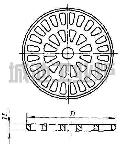 RJJ type well type gas carburizing furnace grate